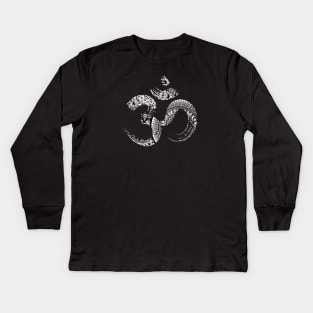 om aum symbol Kids Long Sleeve T-Shirt